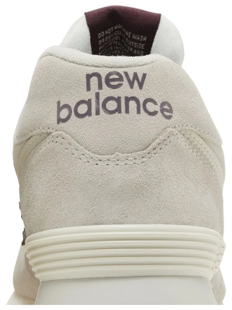Кроссовки New Balance 574 'Bone White Burgundy' — изображение 7 из 8, бежевый
