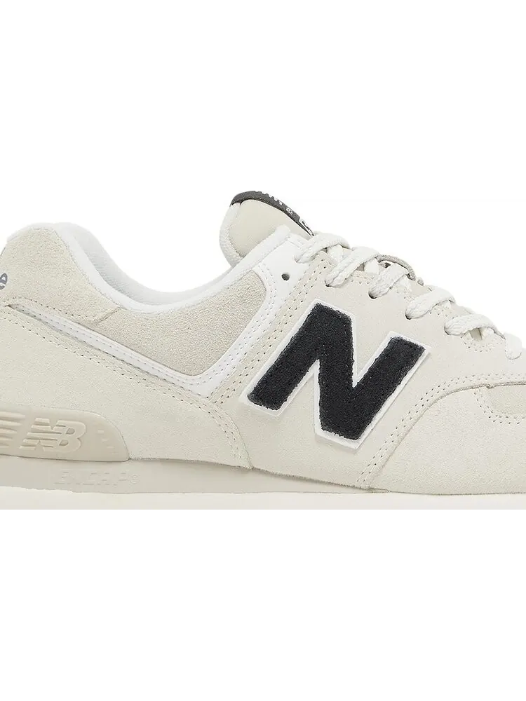 Кроссовки 574 'Off White Black' — изображение 2 из 4, бежевый