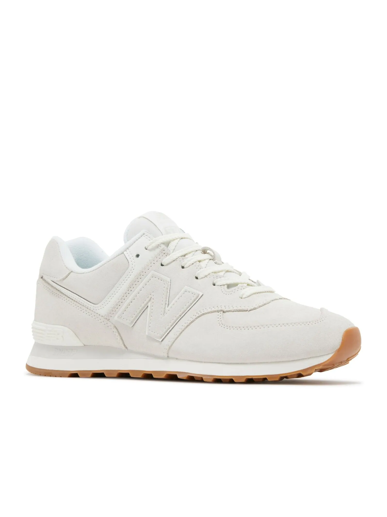 Кроссовки New Balance 574 'White Tan' — изображение 2 из 4, белый