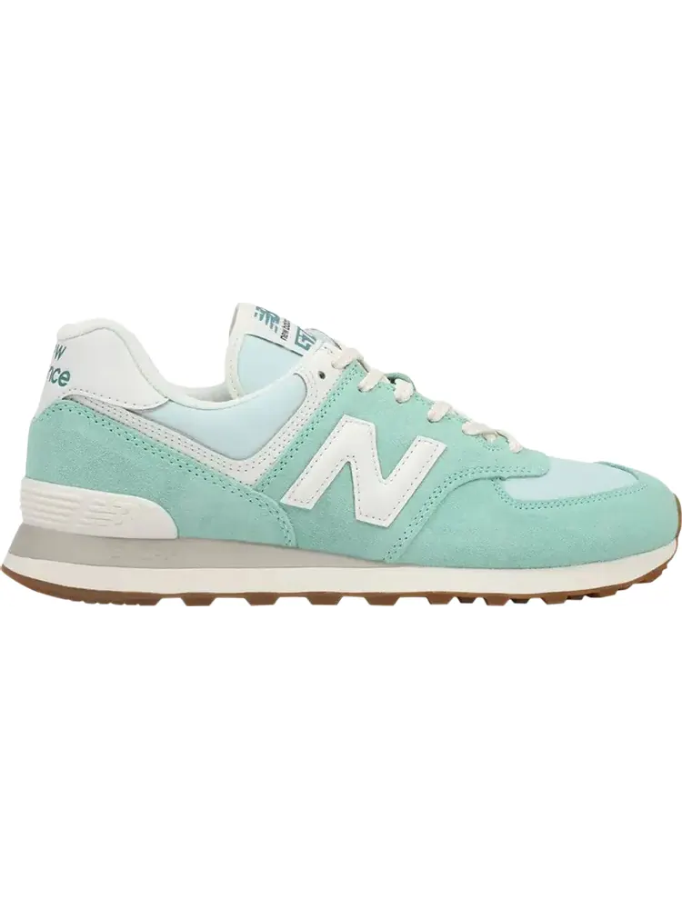 Кроссовки New Balance 574 'Green White Gum' — изображение 1 из 1, зеленый