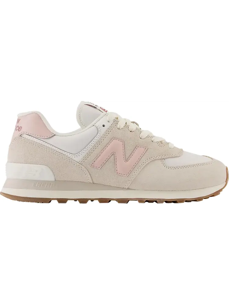 Кроссовки New Balance 574 'White Pink' — изображение 1 из 1, белый