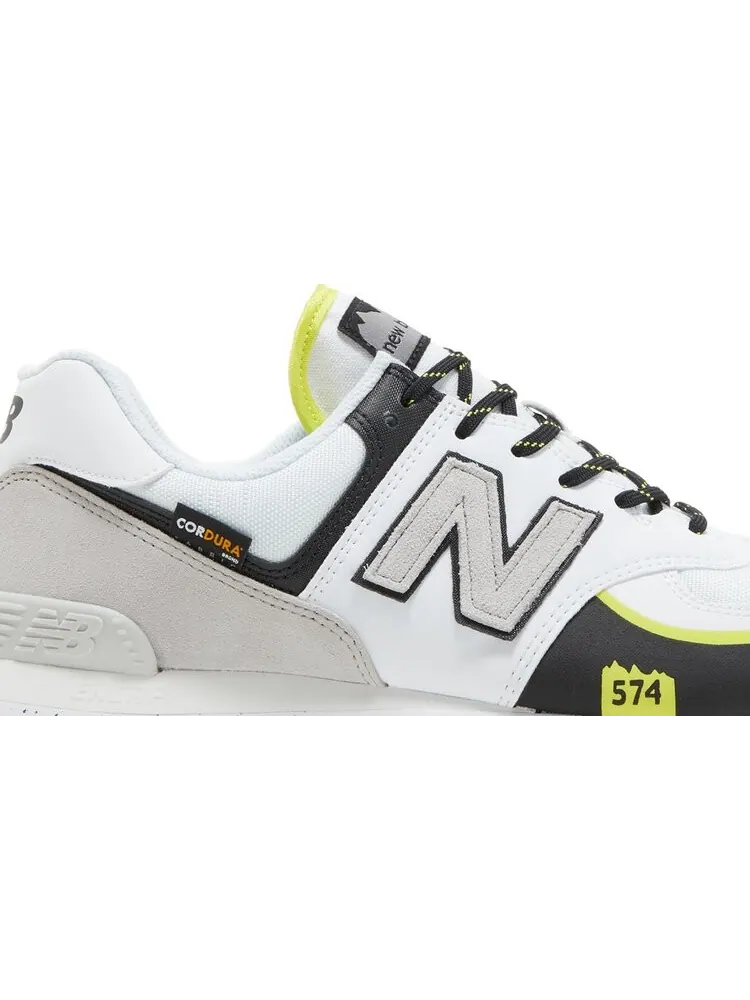 Кроссовки New Balance 574T 'White Volt' — изображение 2 из 8, белый
