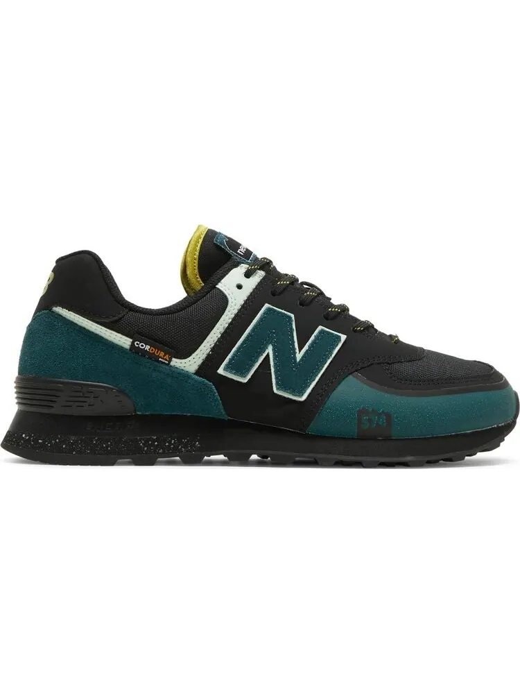 Кроссовки New Balance 574T 'Black Trek' — изображение 1 из 8, зеленый