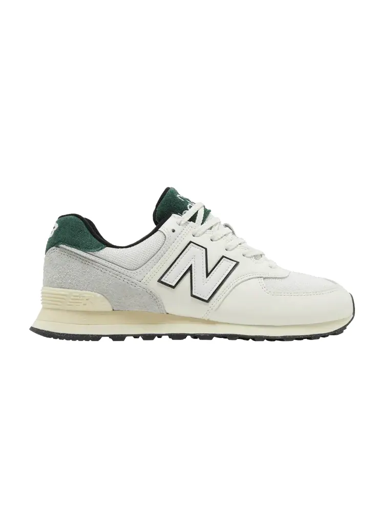 Кроссовки New Balance 574 'White Green' — изображение 1 из 9, белый/зеленый