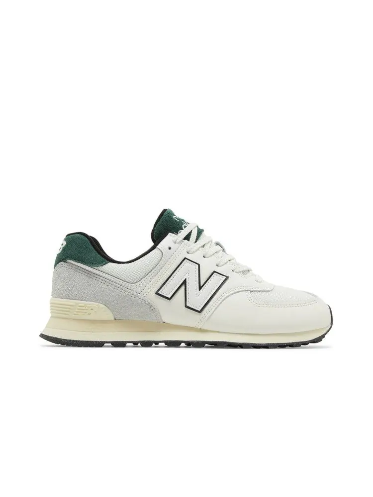 Кроссовки New Balance 574 'White Green' — изображение 2 из 9, белый/зеленый