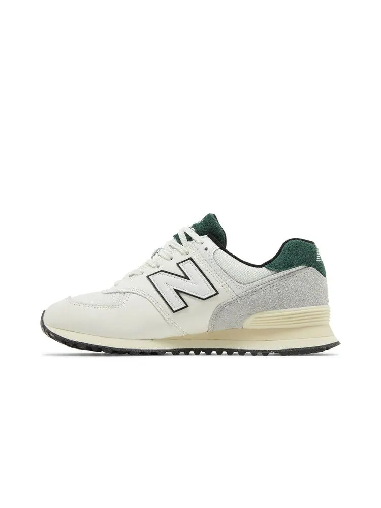 Кроссовки New Balance 574 'White Green' — изображение 4 из 9, белый/зеленый