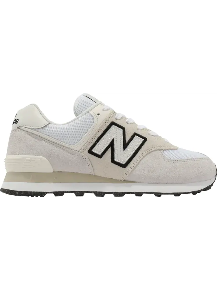 Кроссовки New Balance 574 'White Black' — изображение 1 из 1, белый