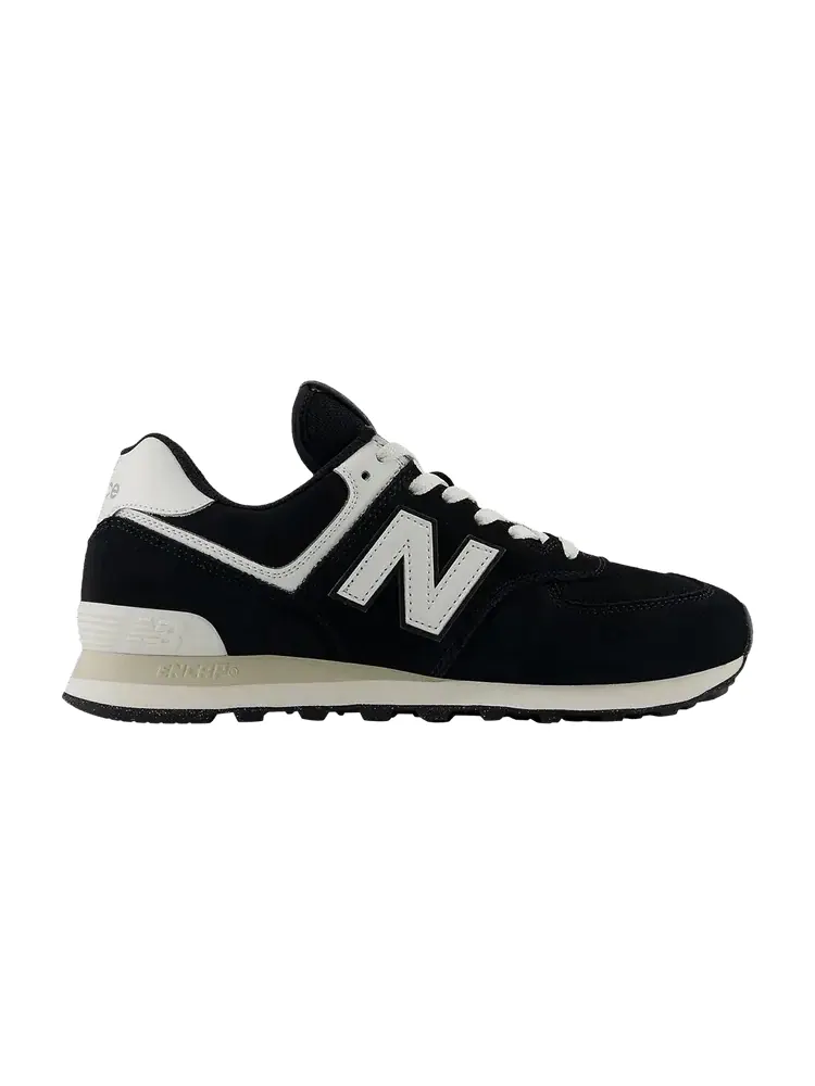 Кроссовки New Balance 574 'Black White' — изображение 1 из 1, черный/белый
