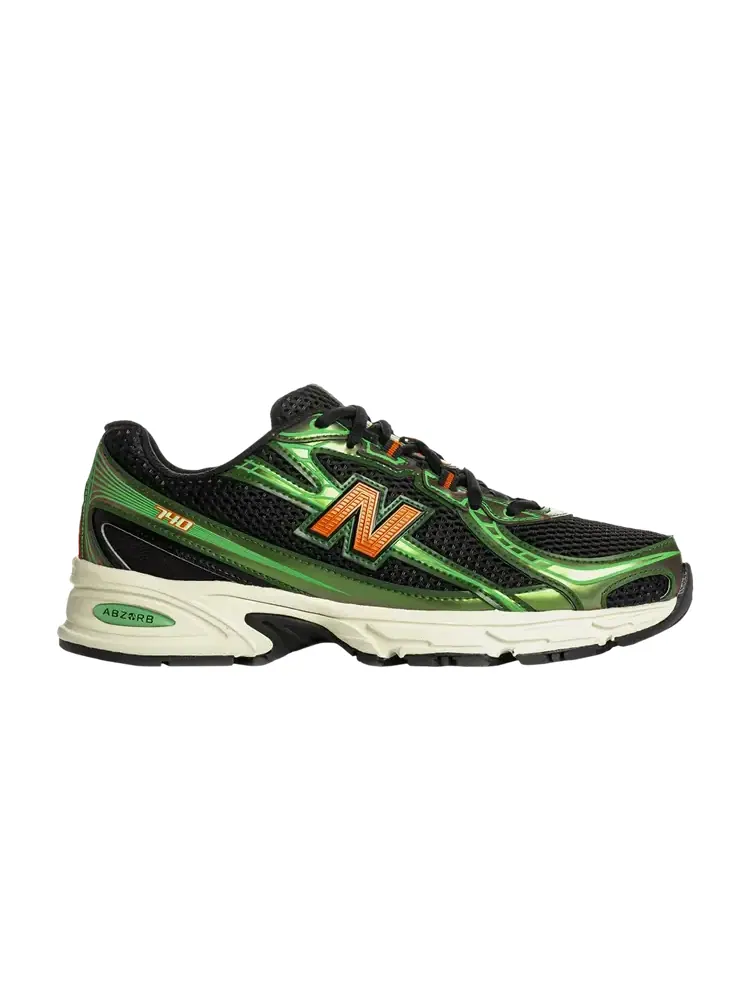Кроссовки New Balance 740 'Green Black' — изображение 1 из 1, черный