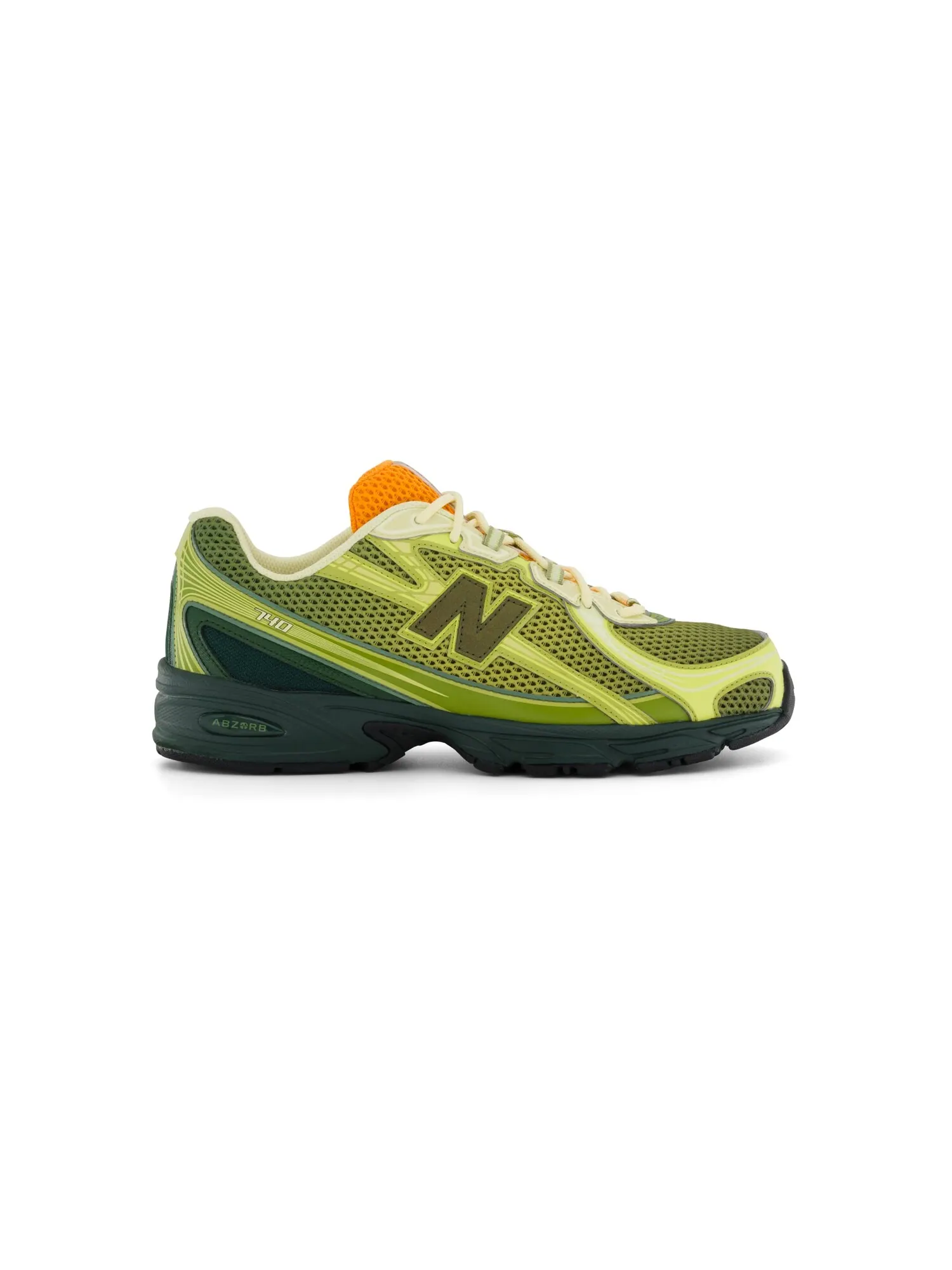 Кроссовки унисекс CNCPTS x New Balance 740 'Brut' — изображение 2 из 16, зеленый