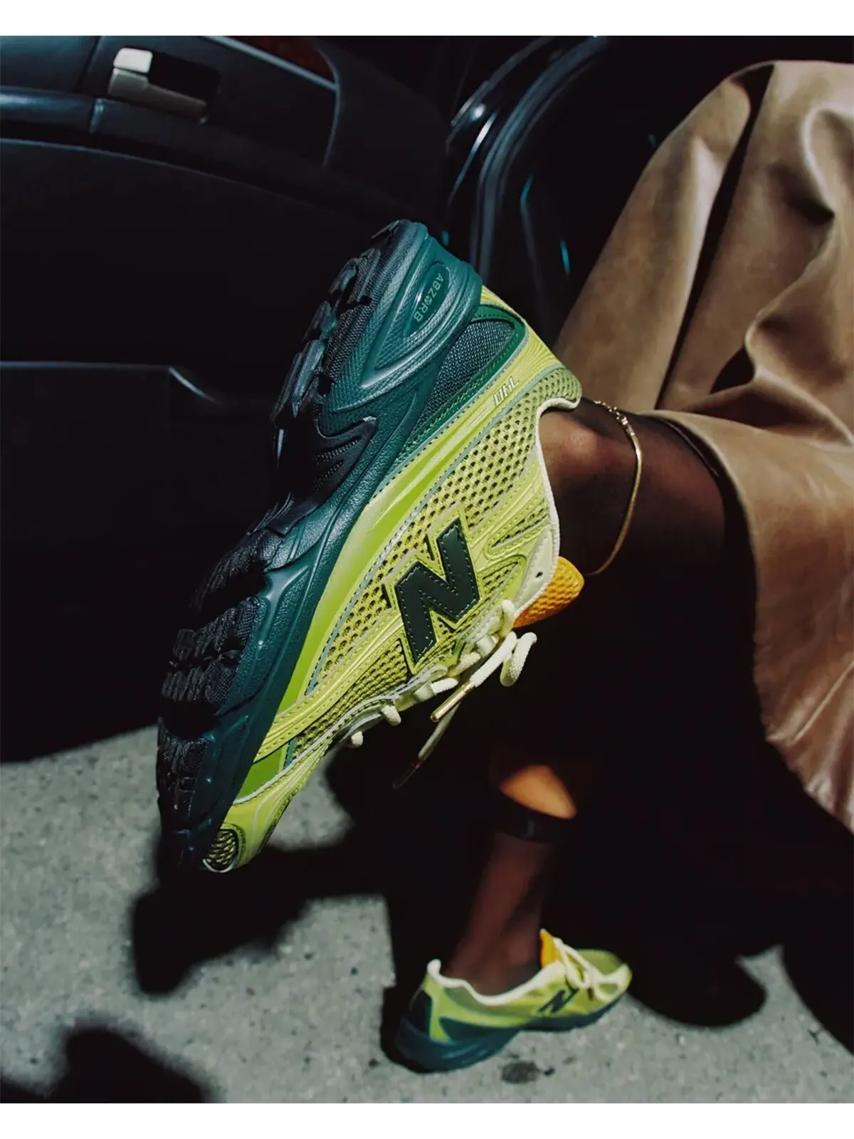Кроссовки унисекс CNCPTS x New Balance 740 'Brut' — изображение 12 из 16, зеленый