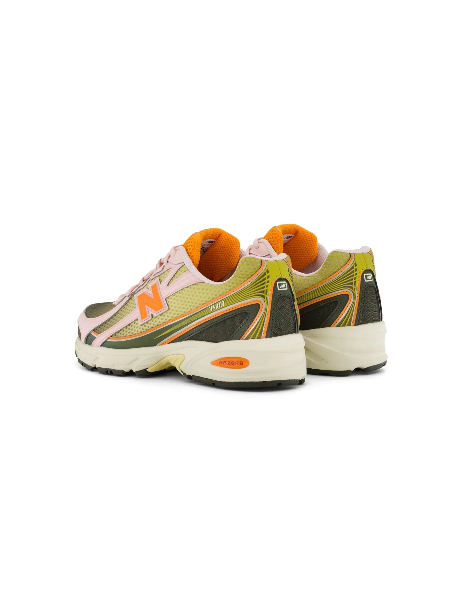 Кроссовки унисекс CNCPTS x New Balance 740 'Saignée' — изображение 3 из 17, розовый/зеленый
