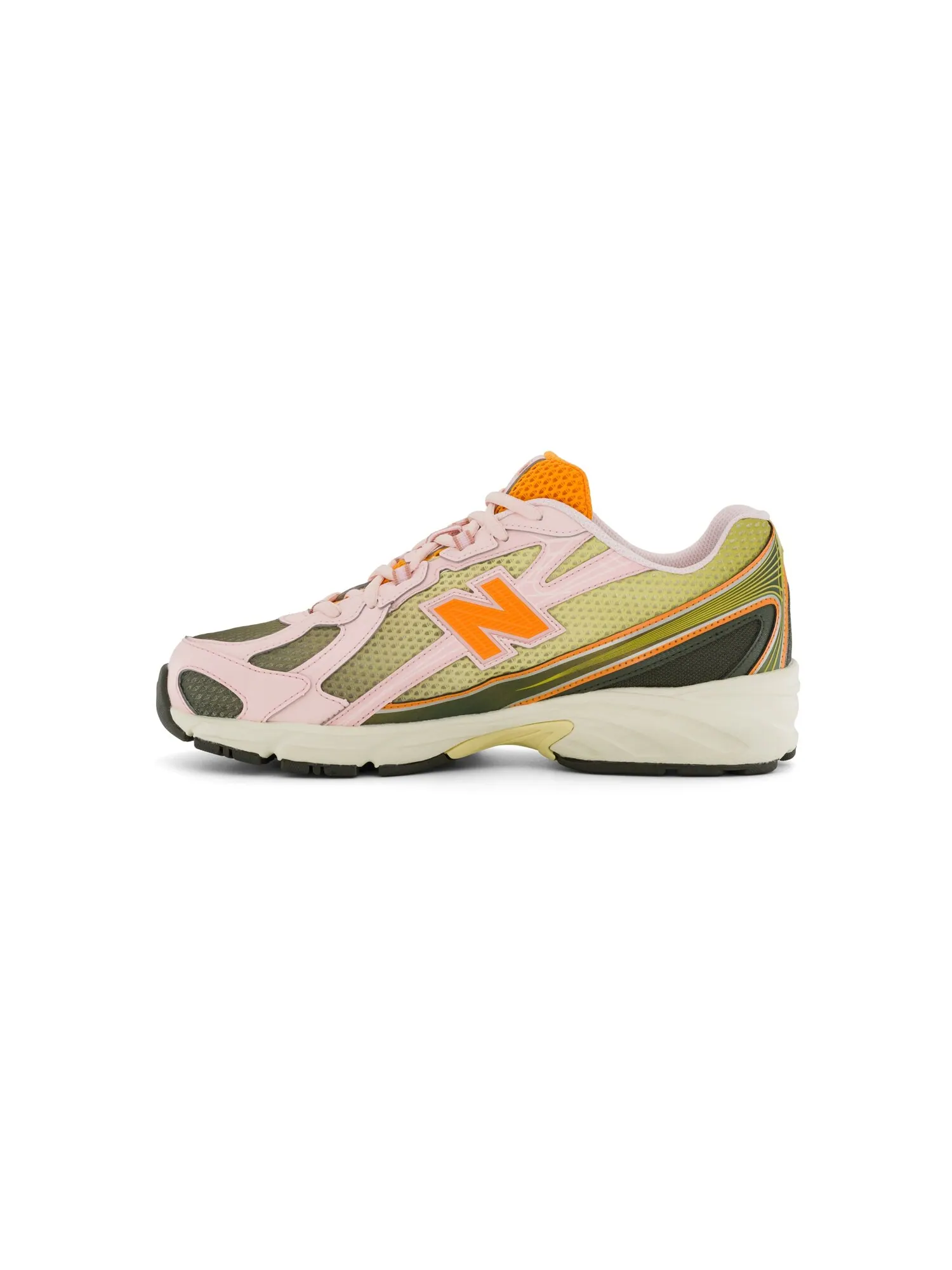 Кроссовки унисекс CNCPTS x New Balance 740 'Saignée' — изображение 8 из 17, розовый/зеленый
