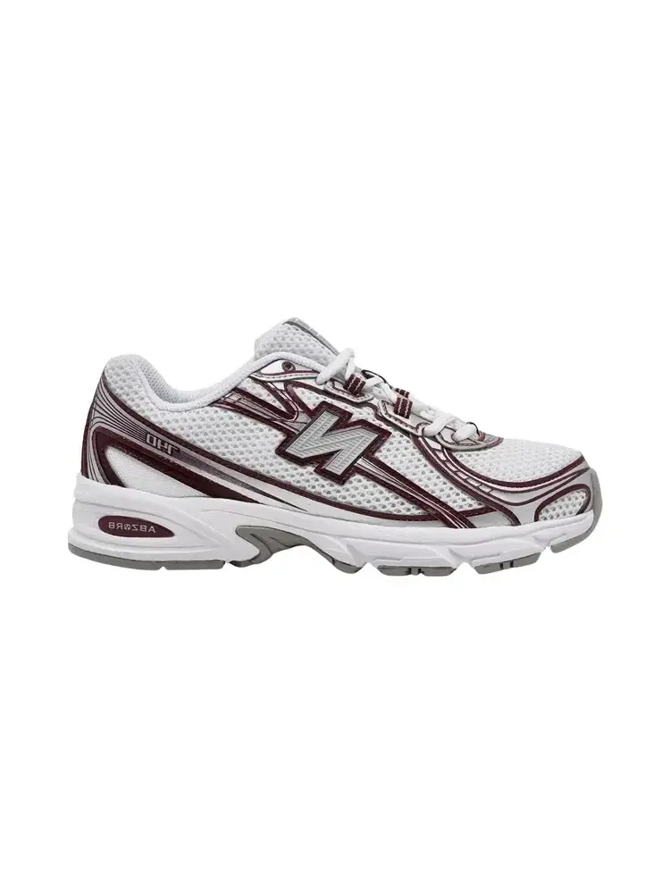 Кроссовки New Balance 740 'White Burgundy Silver' — изображение 1 из 1, белый