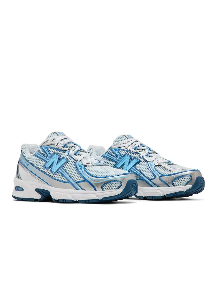 Кроссовки 740 'Blue Agate White' — изображение 8 из 8, синий белый