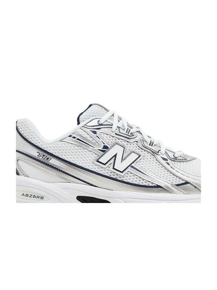 Кроссовки New Balance 740v2 White Navy Shadow Grey — изображение 2 из 6, белый темно-синий серый