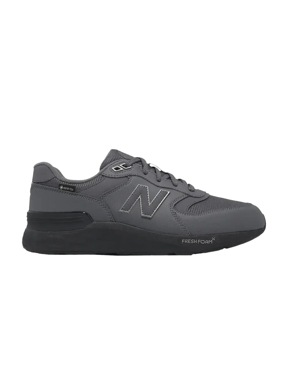 Кроссовки New Balance Fresh Foam X Walking 880 V7 2E Wide GTX — изображение 1 из 1, черный/серый