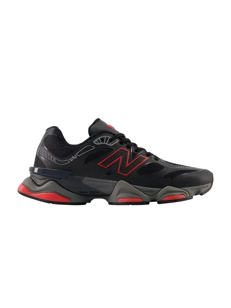 Кроссовки New Balance 9060 'Black Red' — изображение 1 из 1, черный
