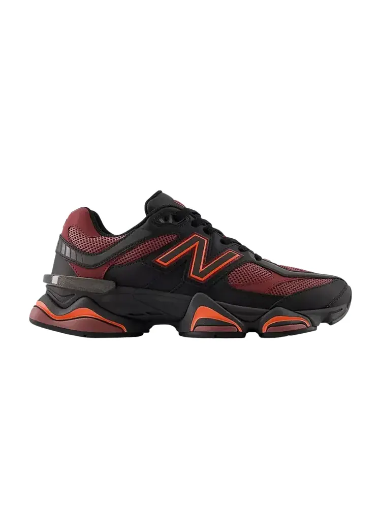 Кроссовки New Balance 9060 — изображение 1 из 1, черный бордовый