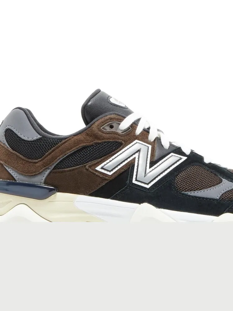 Кроссовки New Balance 9060 'Brown Black' — изображение 2 из 8, коричневый
