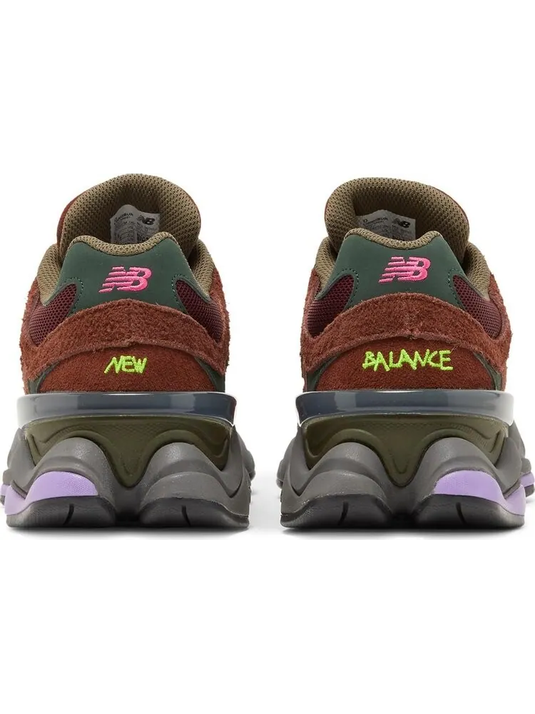 Кроссовки New Balance 9060 'Burgundy Pink' — изображение 6 из 8, красный