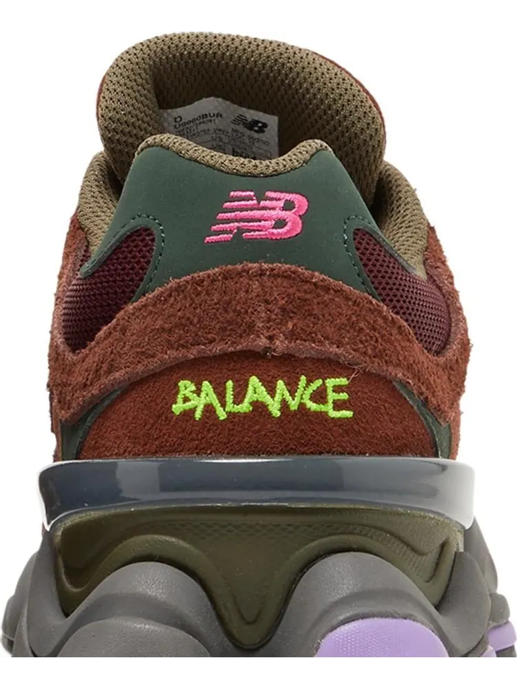 Кроссовки New Balance 9060 'Burgundy Pink' — изображение 7 из 8, красный
