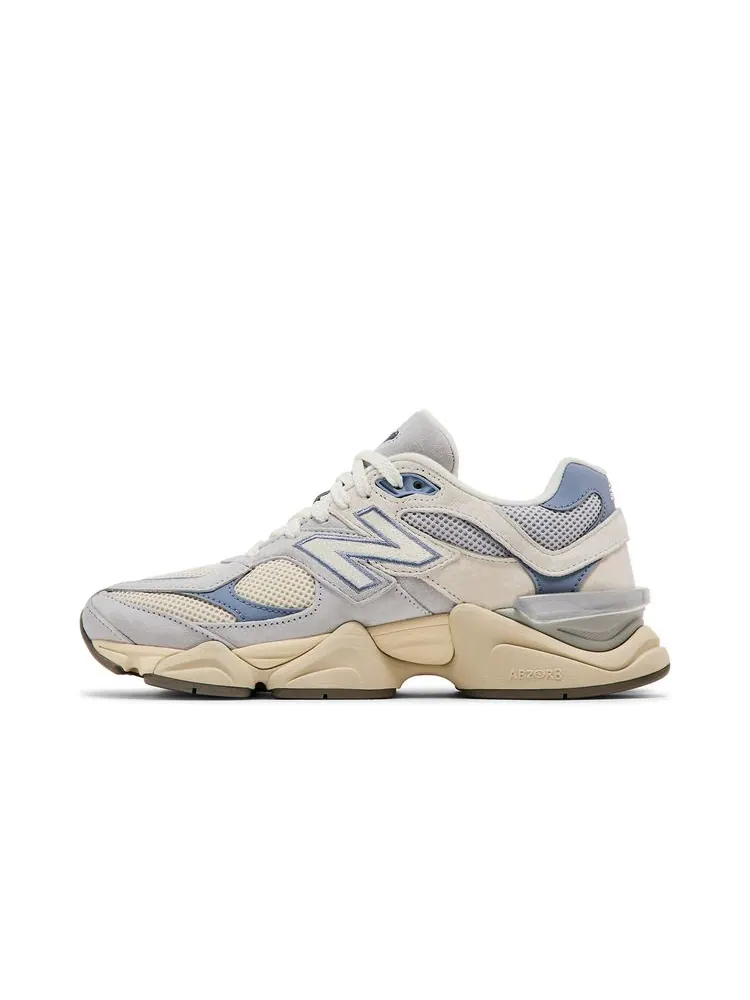Кроссовки 9060 'Pearl Grey Linen' — изображение 3 из 8, серый