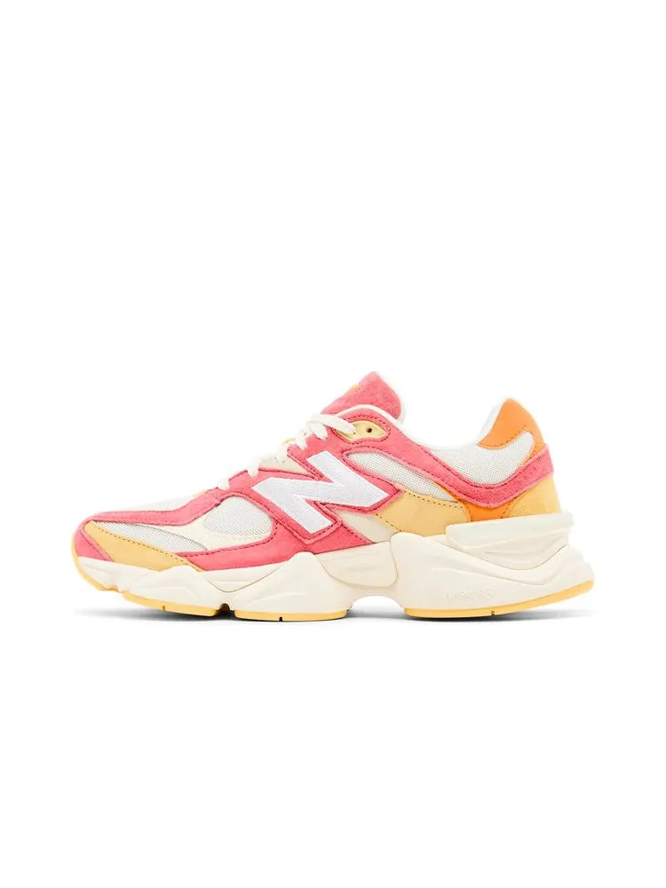 Кроссовки New Balance 9060 'Saturated Suedes Pack - Fluorescent' — изображение 4 из 9, красный