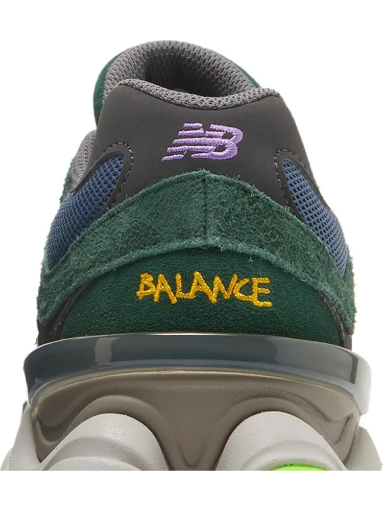 Кроссовки New Balance 9060 'Nightwatch Purple' — изображение 7 из 8, зеленый