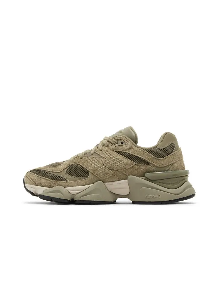 Кроссовки New Balance 9060 'Covert Green Dark Stoneware' — изображение 4 из 9, зеленый/темный