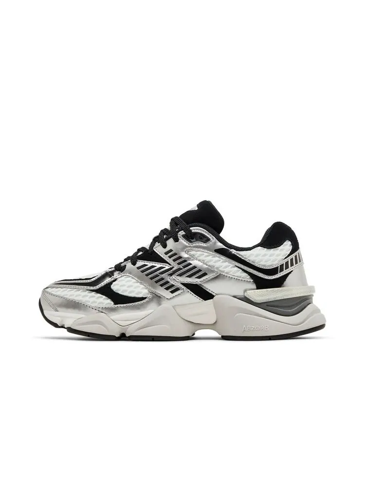 Кроссовки New Balance Shoe Palace x 9060 Metallic — изображение 3 из 6, серебристый