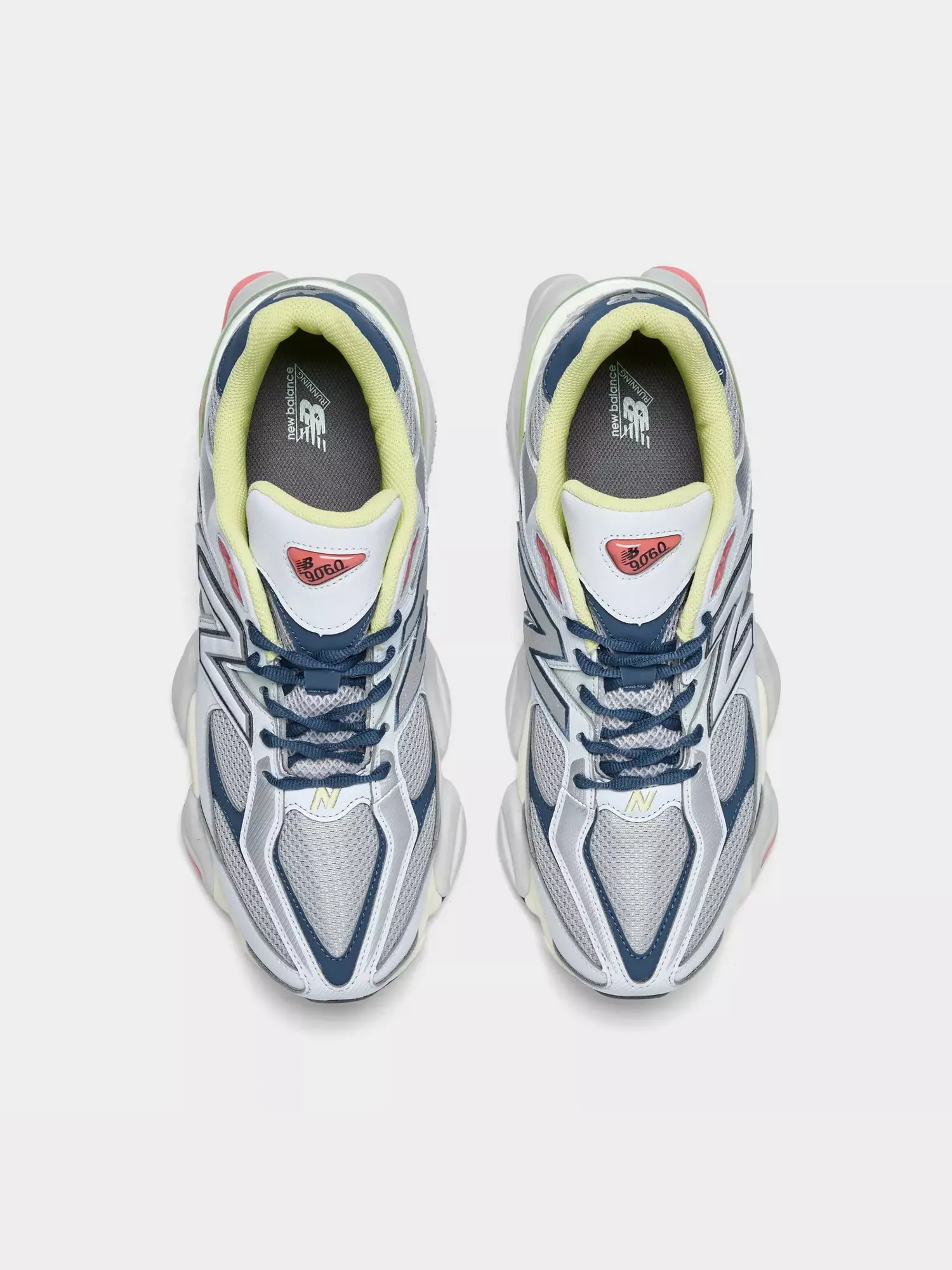 Кроссовки New Balance 9060 'Easter Pack - Light Grey Deep Ocean' — изображение 5 из 6, светлый серый/глубокий