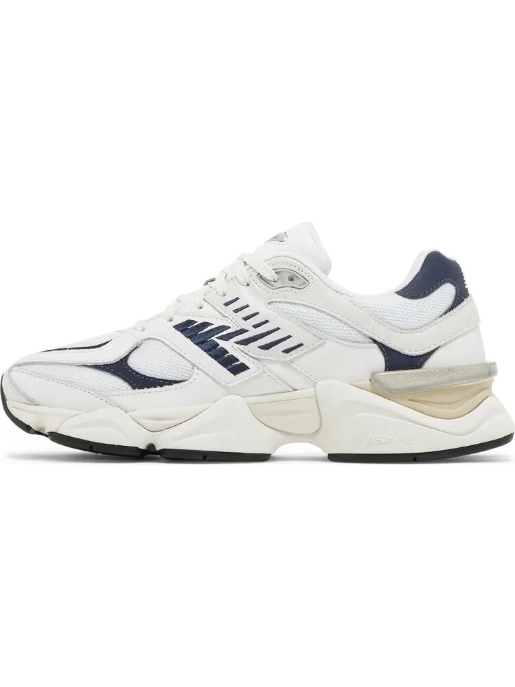 Кроссовки 9060 'White Navy' — изображение 3 из 4, белый