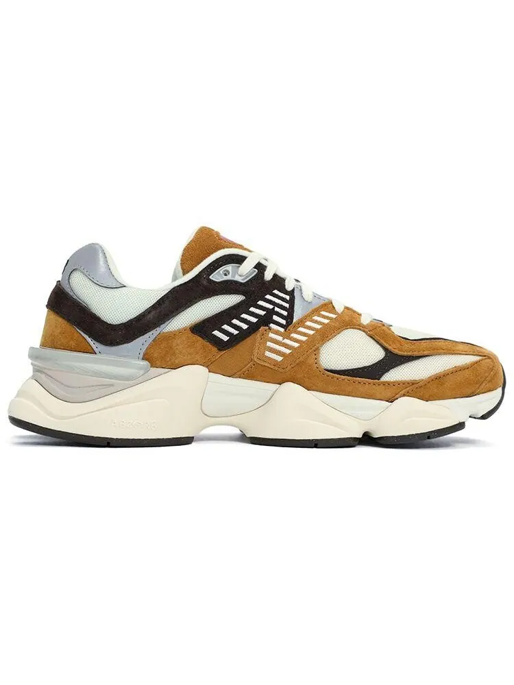 Кроссовки New Balance 9060: Стиль и Комфорт в Коричнево-Белой Гамме — изображение 3 из 6
