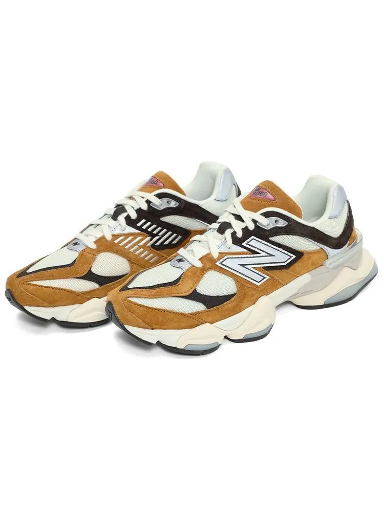 Кроссовки New Balance 9060: Стиль и Комфорт в Коричнево-Белой Гамме — изображение 4 из 6