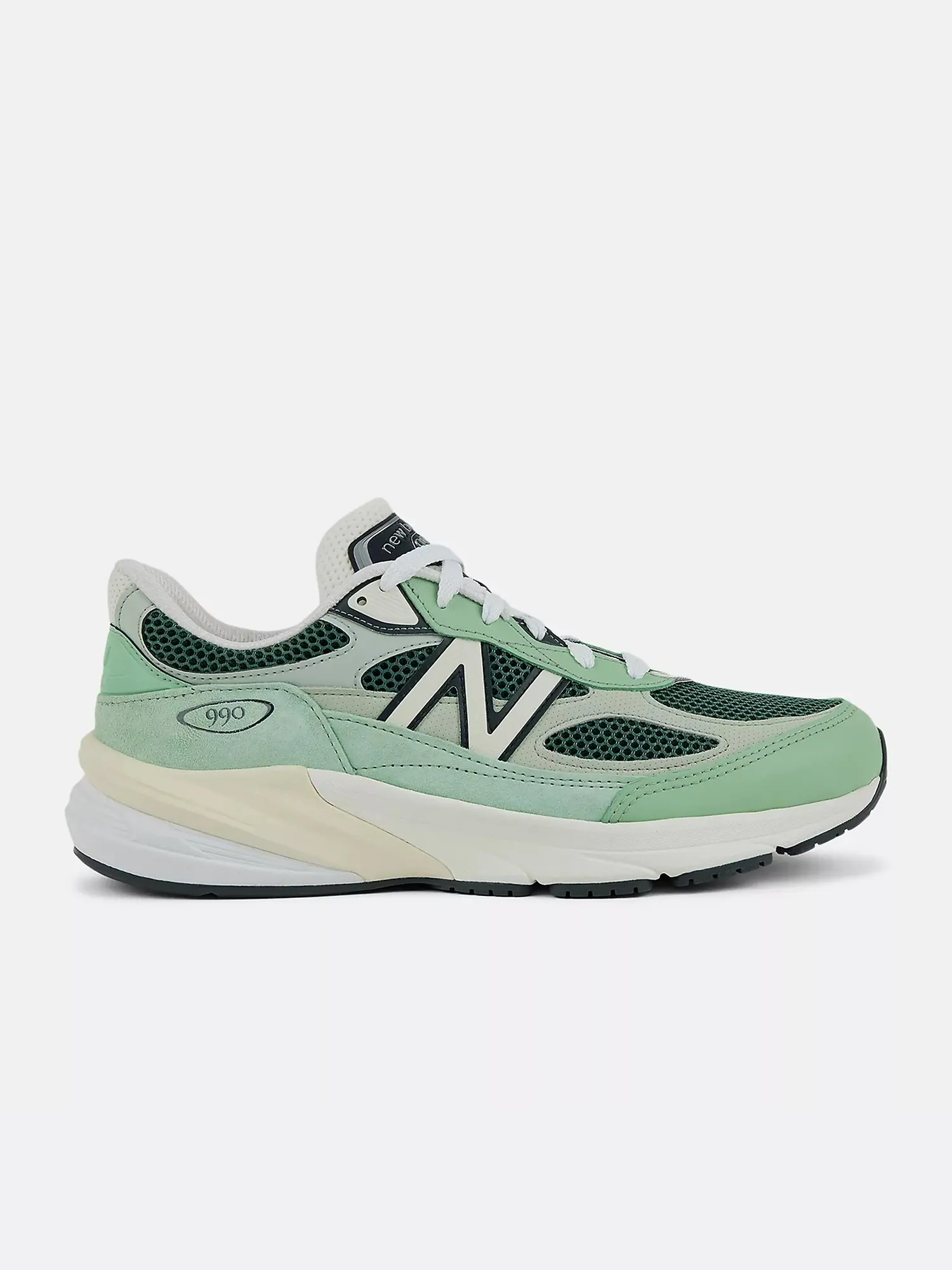 Кроссовки унисекс New Balance Made in USA 990v6 — изображение 1 из 8, зеленый