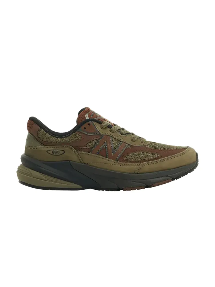 Кроссовки New Balance 990v6 Made in USA 'Dark Camo Rich Oak' — изображение 1 из 1, зеленый