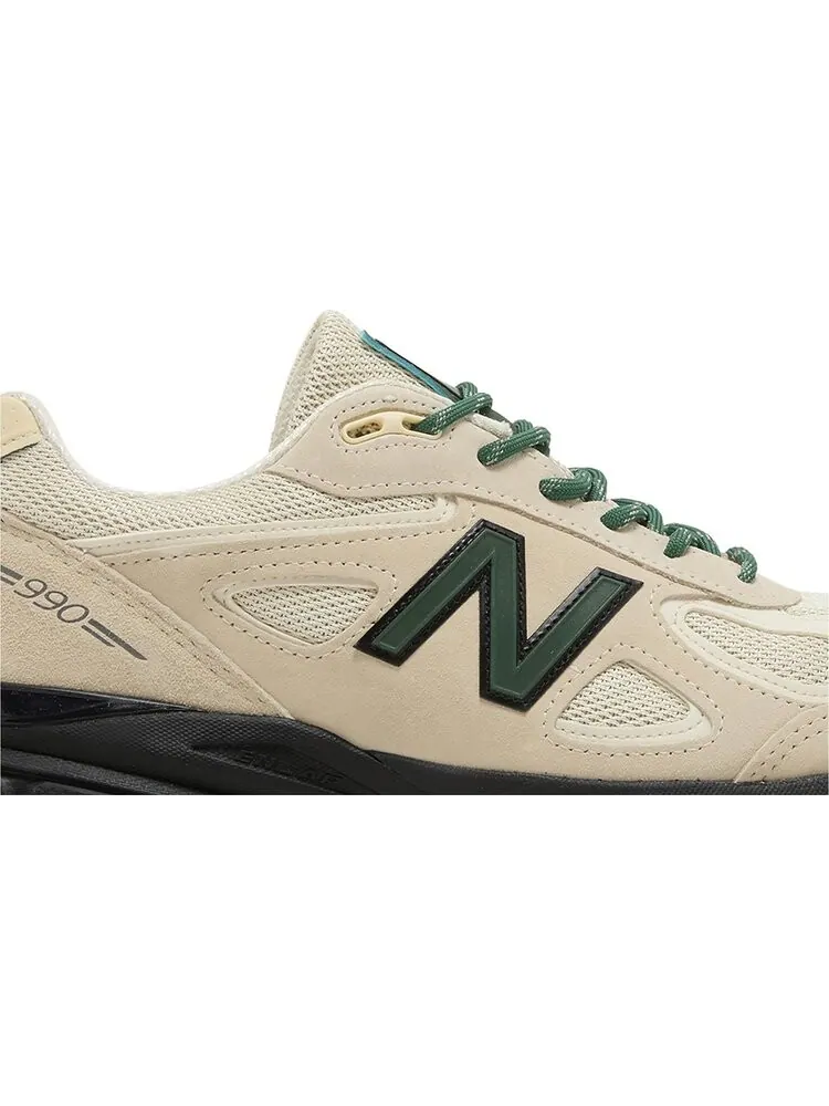 Кроссовки 990v4 Made in USA 'Macadamia Nut Black' — изображение 2 из 4, бежевый