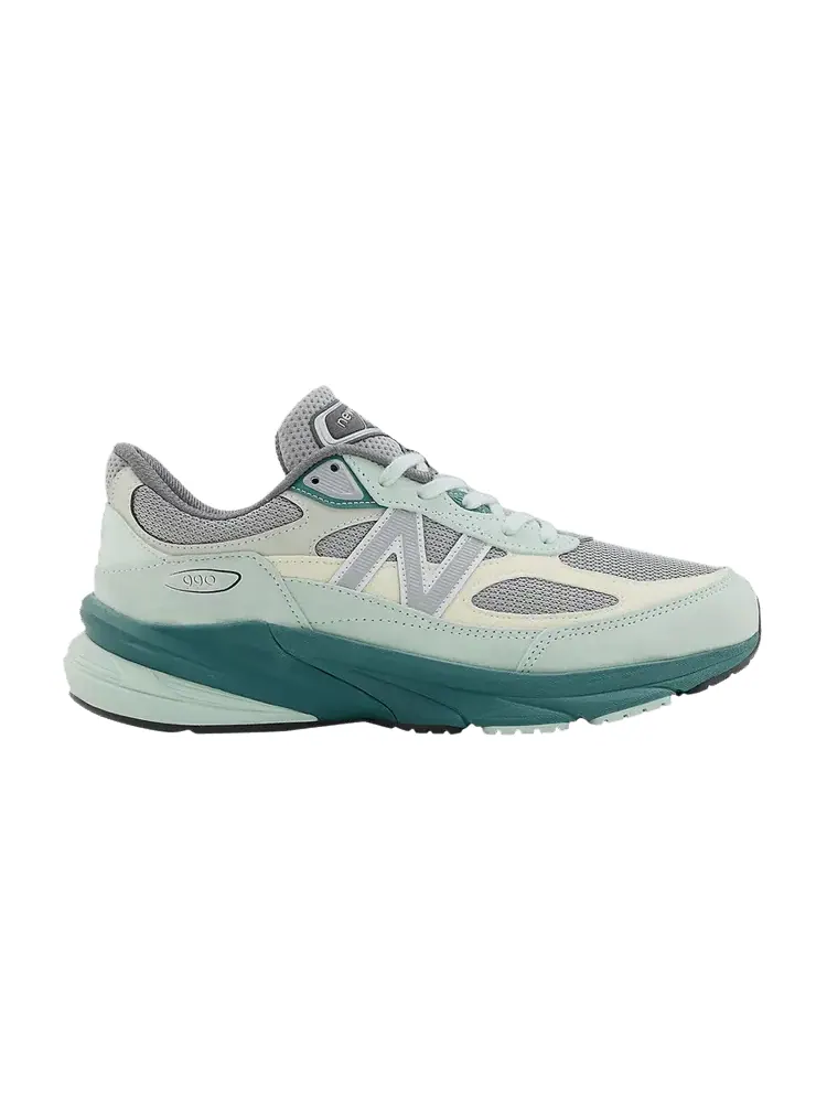 Кроссовки New Balance Teddy Santis x 990v6 Made in USA 'Community Pack - Mint' — изображение 1 из 1, пепельный