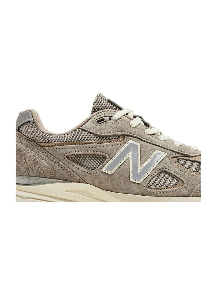 Кроссовки New Balance Kith x 990v4 Made in USA Moonrock — изображение 2 из 6, лунный камень
