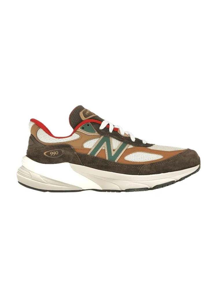 Кроссовки New Balance Teddy Santis x 990v6 Made in USA 'Paris' — изображение 1 из 1, насыщенный/коричневый