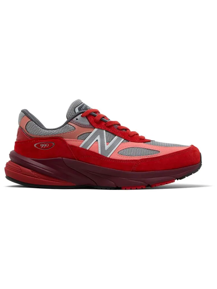Кроссовки New Balance 990v6 Made in USA 'Community Pack - Red' — изображение 1 из 8, красный