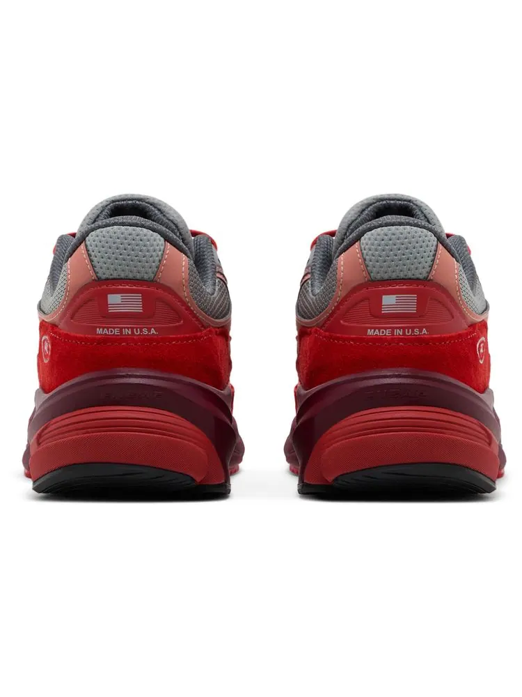 Кроссовки New Balance 990v6 Made in USA 'Community Pack - Red' — изображение 6 из 8, красный
