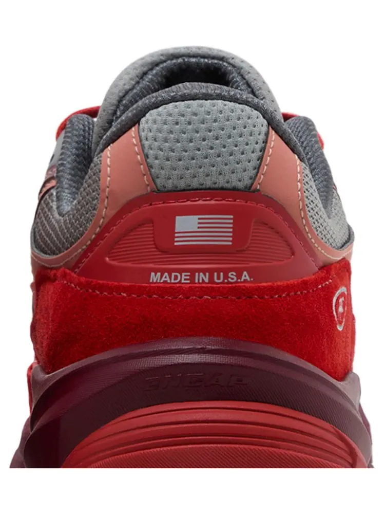 Кроссовки New Balance 990v6 Made in USA 'Community Pack - Red' — изображение 7 из 8, красный