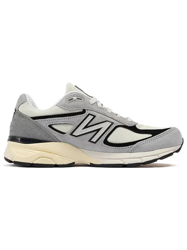 Кроссовки New Balance Teddy Santis x 990v4 Made in USA — изображение 2 из 4, серый/черный/кремовый