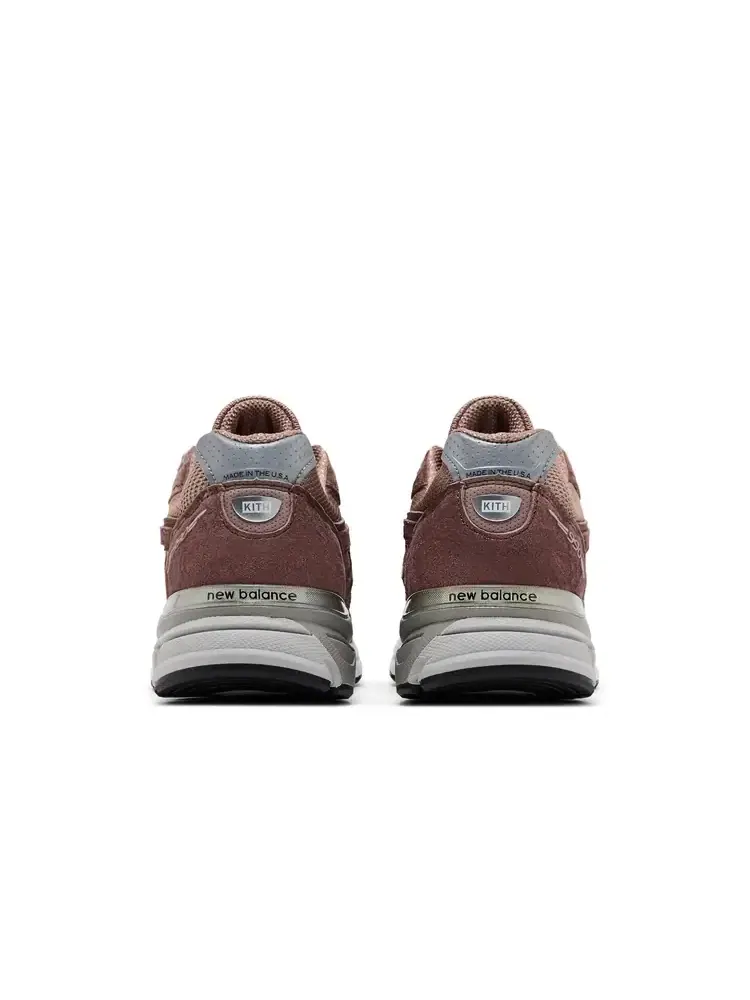 Кроссовки Kith x New Balance 990v4 Made In USA — изображение 6 из 8, розовый