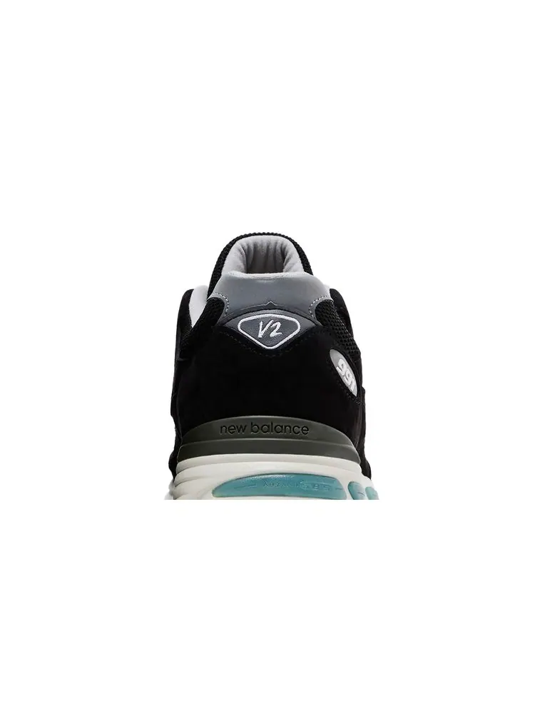 Кроссовки 991v2 Made in England 'Black' — изображение 7 из 8, черный