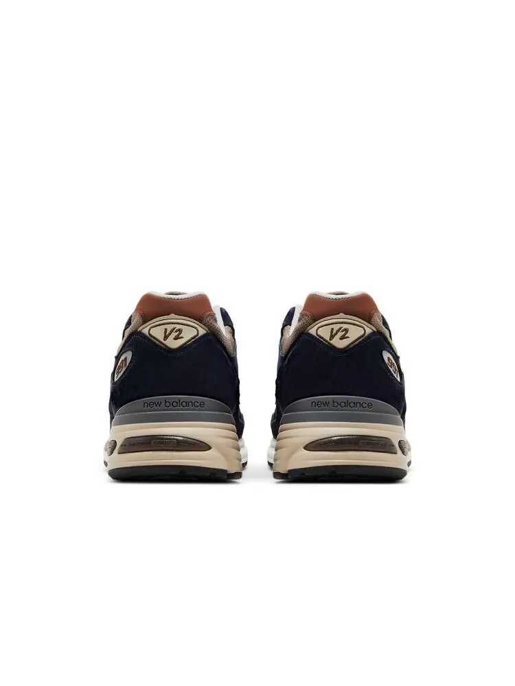 Кроссовки New Balance 991v2 Made in England After Midnight Sepia Tint — изображение 6 из 6, коричневый