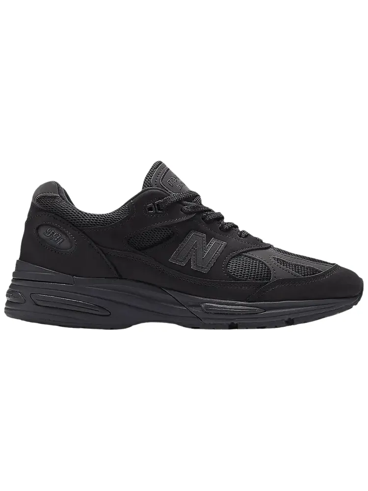 Кроссовки New Balance Dover Street Market x 991v2 Made in England 'Triple Black' — изображение 1 из 1, черный