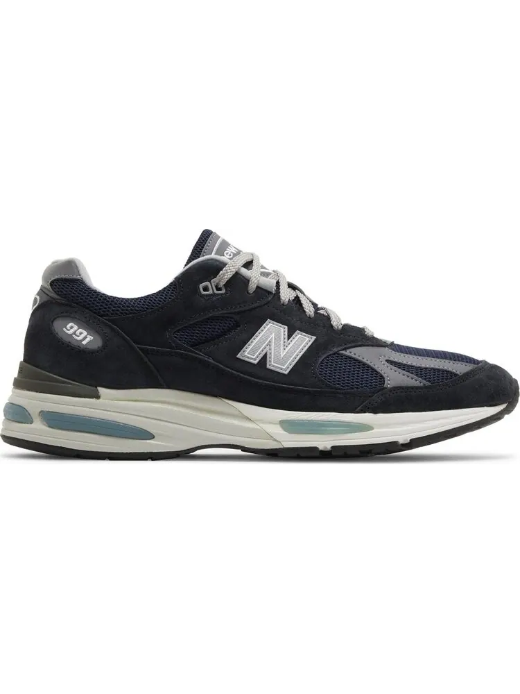 Кроссовки 991v2 Made in England 'Dark Navy' — изображение 1 из 4, синий